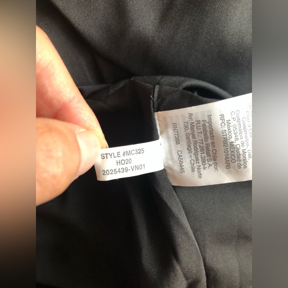 Madewell Women’s Mid Long Sleeve Pockets Black Dress Size XS - Picture 16 of 16